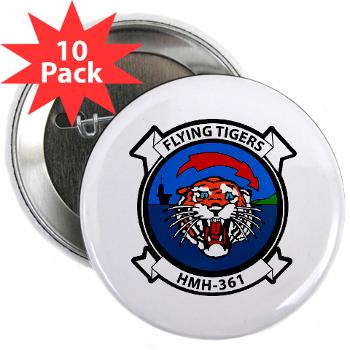MHHS361 - M01 - 01 - Marine Heavy Helicopter Squadron 361 2.25" Button (10 pack) - Click Image to Close