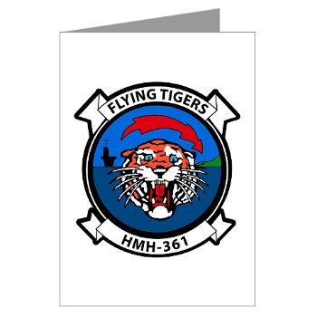 MHHS361 - M01 - 02 - Marine Heavy Helicopter Squadron 361 Greeting Cards (Pk of 10) - Click Image to Close