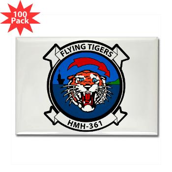MHHS361 - M01 - 01 - Marine Heavy Helicopter Squadron 361 Rectangle Magnet (100 pack)
