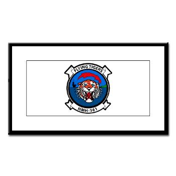 MHHS361 - M01 - 02 - Marine Heavy Helicopter Squadron 361 Small Framed Print