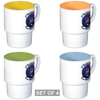 MHHS361 - M01 - 03 - Marine Heavy Helicopter Squadron 361 Stackable Mug Set (4 mugs) - Click Image to Close