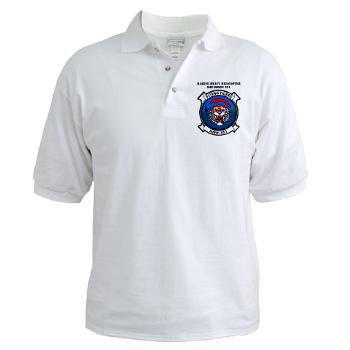 MHHS361 - A01 - 04 - Marine Heavy Helicopter Squadron 361 with Text Golf Shirt