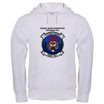 MHHS361 - A01 - 03 - Marine Heavy Helicopter Squadron 361 with Text Hooded Sweatshirt