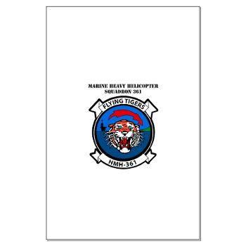 MHHS361 - M01 - 02 - Marine Heavy Helicopter Squadron 361 with Text Large Poster