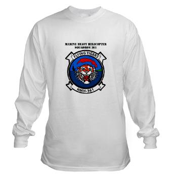 MHHS361 - A01 - 03 - Marine Heavy Helicopter Squadron 361 with Text Long Sleeve T-Shirt