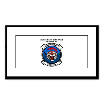 MHHS361 - M01 - 02 - Marine Heavy Helicopter Squadron 361 with Text Small Framed Print - Click Image to Close