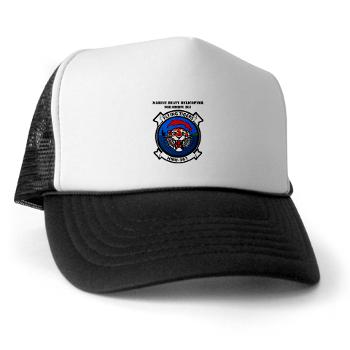 MHHS361 - A01 - 02 - Marine Heavy Helicopter Squadron 361 with Text Trucker Hat