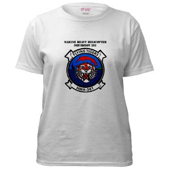MHHS361 - A01 - 04 - Marine Heavy Helicopter Squadron 361 with Text Women's T-Shirt