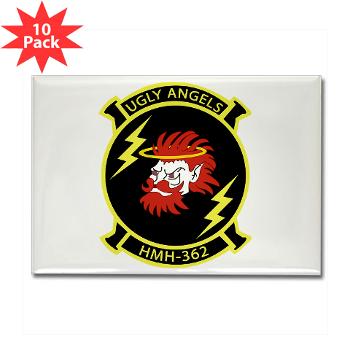 MHHS362 - M01 - 01 - Marine Heavy Helicopter Squadron 362 Rectangle Magnet (10 pack) - Click Image to Close