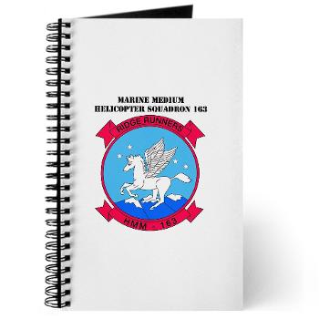 MMHS163 - M01 - 02 - Marine Medium Helicopter Squadron 163 with Text - Journal - Click Image to Close