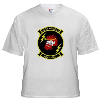 MHHS362 - A01 - 04 - Marine Heavy Helicopter Squadron 362 White T-Shirt - Click Image to Close