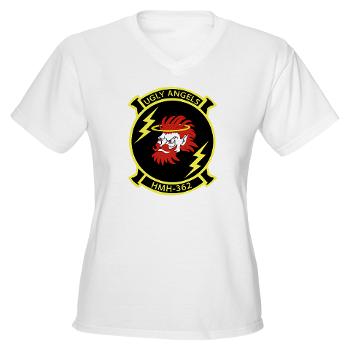 MHHS362 - A01 - 04 - Marine Heavy Helicopter Squadron 362 Women's V-Neck T-Shirt