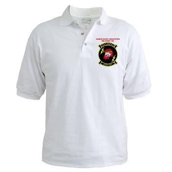 MHHS362 - A01 - 04 - Marine Heavy Helicopter Squadron 362 with Text Golf Shirt