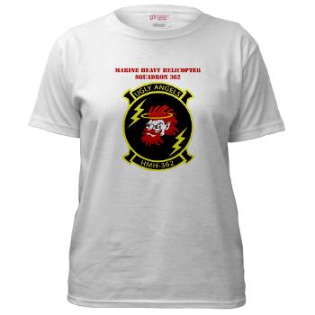 MHHS362 - A01 - 04 - Marine Heavy Helicopter Squadron 362 with Text Women's T-Shirt