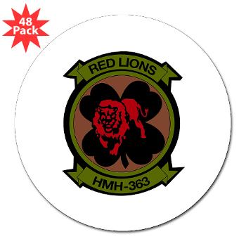 MHHS363 - M01 - 01 - DUI - Marine Heavy Helicopter Squadron 363 - 3" Lapel Sticker (48 pk) - Click Image to Close