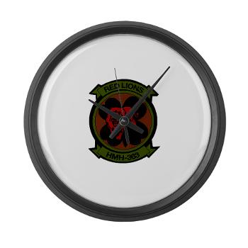 MHHS363 - M01 - 03 - DUI - Marine Heavy Helicopter Squadron 363 - Large Wall Clock