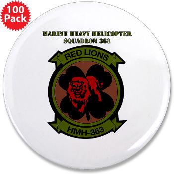MHHS363 - M01 - 01 - DUI - Marine Heavy Helicopter Squadron 363 with Text - 3.5" Button (100 pack)