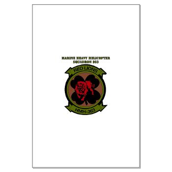 MHHS363 - M01 - 02 - DUI - Marine Heavy Helicopter Squadron 363 with Text - Large Poster
