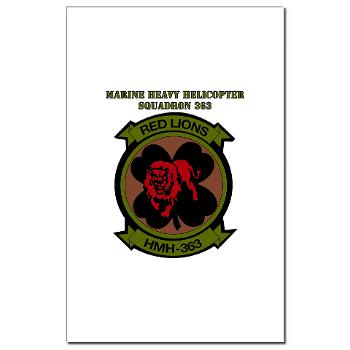 MHHS363 - M01 - 02 - DUI - Marine Heavy Helicopter Squadron 363 with Text - Mini Poster Print