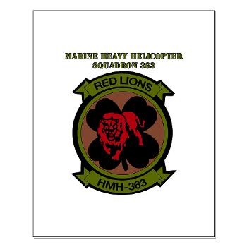 MHHS363 - M01 - 02 - DUI - Marine Heavy Helicopter Squadron 363 with Text - Small Poster