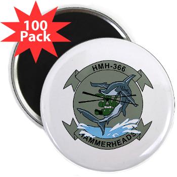 MHHS366 - M01 - 01 - Marine Heavy Helicopter Squadron 366 (HMH-366) 2.25" Magnet (100 pack)