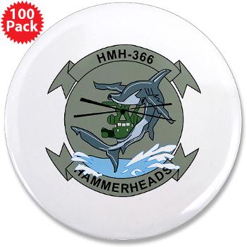 MHHS366 - M01 - 01 - Marine Heavy Helicopter Squadron 366 (HMH-366) 3.5" Button (100 pack)