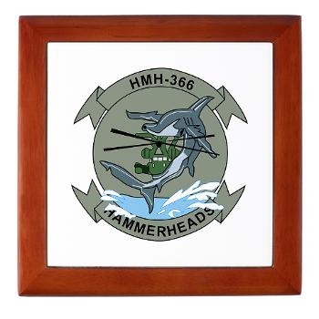 MHHS366 - M01 - 03 - Marine Heavy Helicopter Squadron 366 (HMH-366) Keepsake Box - Click Image to Close