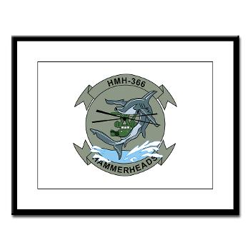 MHHS366 - M01 - 02 - Marine Heavy Helicopter Squadron 366 (HMH-366) Large Framed Print
