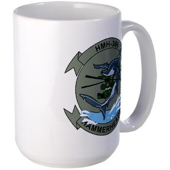 MHHS366 - M01 - 03 - Marine Heavy Helicopter Squadron 366 (HMH-366) Large Mug - Click Image to Close