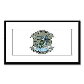 MHHS366 - M01 - 02 - Marine Heavy Helicopter Squadron 366 (HMH-366) Small Framed Print
