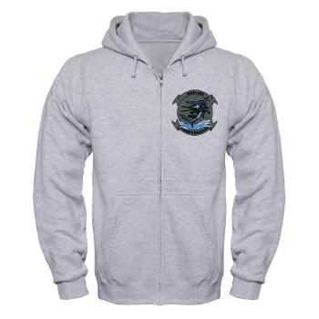 MHHS366 - A01 - 03 - Marine Heavy Helicopter Squadron 366 (HMH-366) Zip Hoodie