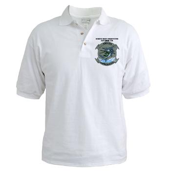 MHHS366 - A01 - 04 - Marine Heavy Helicopter Squadron 366 (HMH-366) with Text Golf Shirt