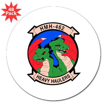 MHHS462 - M01 - 01 - Marine Heavy Helicopter Squadron 462 3" Lapel Sticker (48 pk)