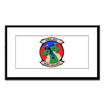 MHHS462 - M01 - 02 - Marine Heavy Helicopter Squadron 462 Small Framed Print