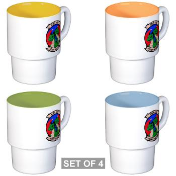 MHHS462 - M01 - 03 - Marine Heavy Helicopter Squadron 462 Stackable Mug Set (4 mugs) - Click Image to Close
