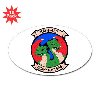 MHHS462 - M01 - 01 - Marine Heavy Helicopter Squadron 462 Sticker (Oval 10 pk)
