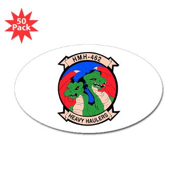 MHHS462 - M01 - 01 - Marine Heavy Helicopter Squadron 462 Sticker (Oval 50 pk) - Click Image to Close