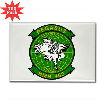 MHHS463 - M01 - 01 - DUI - Marine Heavy Helicopter Squadron 463 - Rectangle Magnet (100 pack) - Click Image to Close