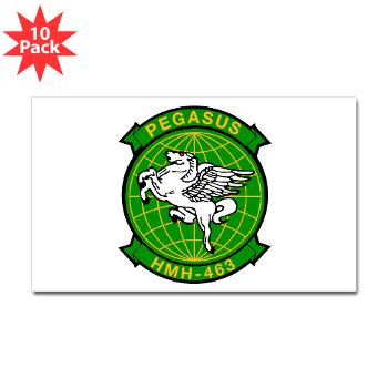 MHHS463 - M01 - 01 - DUI - Marine Heavy Helicopter Squadron 463 - Sticker (Rectangle 10 pk)