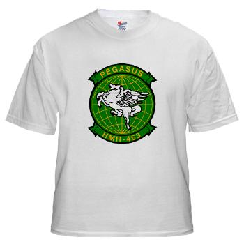 MHHS463 - A01 - 04 - DUI - Marine Heavy Helicopter Squadron 463 - White T-Shirt
