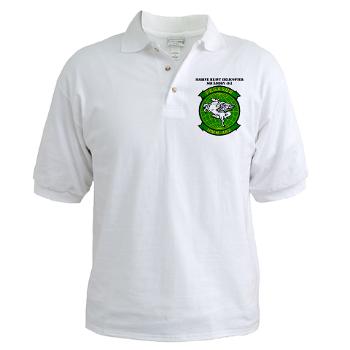 MHHS463 - A01 - 04 - DUI - Marine Heavy Helicopter Squadron 463 with Text - Golf Shirt - Click Image to Close