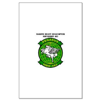 MHHS463 - M01 - 02 - DUI - Marine Heavy Helicopter Squadron 463 with Text - Large Poster