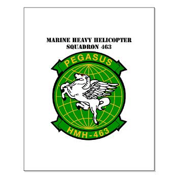 MHHS463 - M01 - 02 - DUI - Marine Heavy Helicopter Squadron 463 with Text - Small Poster