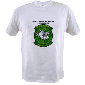 MHHS463 - A01 - 04 - DUI - Marine Heavy Helicopter Squadron 463 with Text - Value T-Shirt - Click Image to Close
