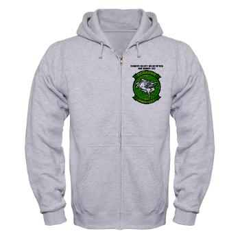 MHHS463 - A01 - 03 - DUI - Marine Heavy Helicopter Squadron 463 with Text - Zip Hoodie