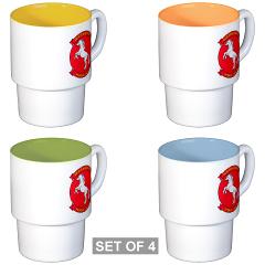 MHHS465 - M01 - 03 - Marine Heavy Helicopter Squadron 465 Stackable Mug Set (4 mugs) - Click Image to Close