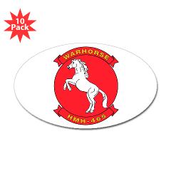 MHHS465 - M01 - 01 - Marine Heavy Helicopter Squadron 465 Sticker (Oval 10 pk)