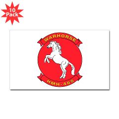 MHHS465 - M01 - 01 - Marine Heavy Helicopter Squadron 465 Sticker (Rectangle 10 pk) - Click Image to Close