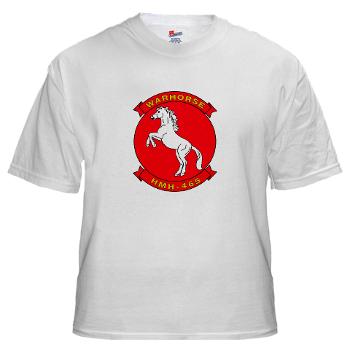 MHHS465 - A01 - 04 - Marine Heavy Helicopter Squadron 465 White T-Shirt