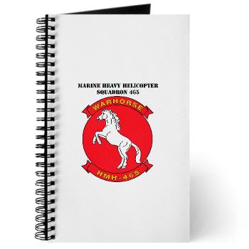MHHS465 - M01 - 02 - Marine Heavy Helicopter Squadron 465 with Text Journal